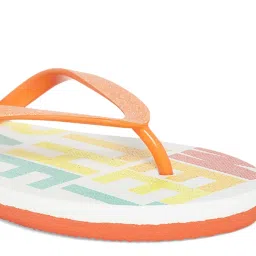Forever Glam by Pantaloons Women's Orange Flip Flops image 4