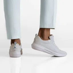 Neemans Men's Everyday Basic Powder White Casual Sneakers image 1