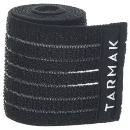 Decathlon 6 cm x 0.9 m Reusable Support Strap - Black image 1