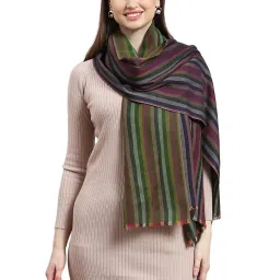 Monte Carlo Multicolor Stripes Shawl image 1