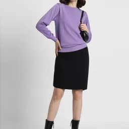Forever 21 Purple Regular Fit Sweatshirt image 4