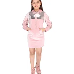 Cutecumber Kids Pink Regular Fit Dress image 5