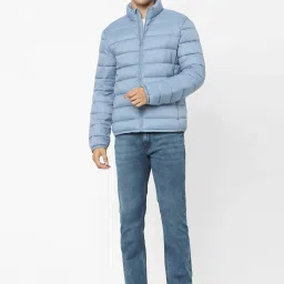 celio Celio* Light Blue Regular Fit Jackets image 5