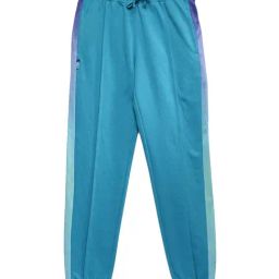Lil Tomatoes Kids Aqua Blue Cotton Joggers-picture-10