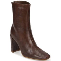Truffle Collection Women's Brown Casual Booties-picture-18