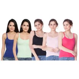 Dollar Missy Multicolor Camisole Pack of - 5-picture-17