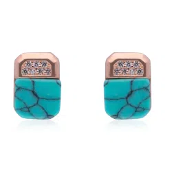 crash.club by CKC Lightweight Gemstone Sterling Silver Ear Studs image 1