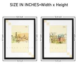 Art Street Street City Travel Inspired Printed Beige Engineered Wood Wall Art (Set of 2) image 4