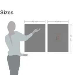 Art Street Rose Printed Brown Engineered Wood Wall Art (Set of 2) image 4