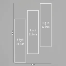 Art Street Printed Yellow Engineered Wood Wall Art (Set of 3) image 4