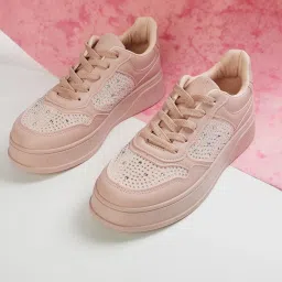 Ginger by Lifestyle Women's Pink Sneakers image 1