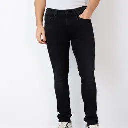 Spykar Men Slim Fit Low Rise Cotton Casual Jeans image 1