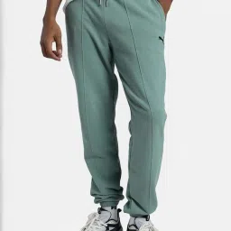 Puma Green Moon Cotton Regular Fit Joggers image 1