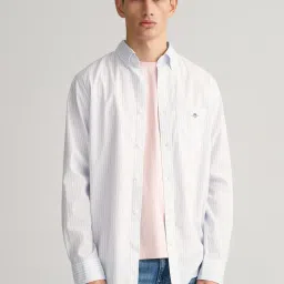 GANT Striped Button Down Regular Fit Shirt image 1