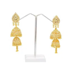MEMOIR Classic Jhumkas Earrings-picture-22