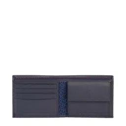 Tommy Hilfiger Navy Casual Leather Bi-Fold Wallet for Men image 4