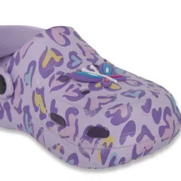 Pantaloons Junior Lilac Back Strap Clogs image 4