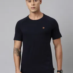 Dixcy Scott Maximus Blue Cotton Regular Fit T-Shirt image 1