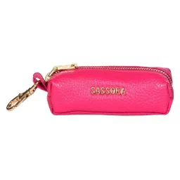SASSORA Qiu Pink Textured Small Pouch image 1