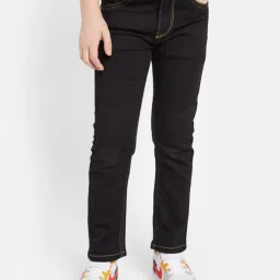 Octave Kids Black Solid Jeans image 1