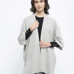 MADAME Grey TexturedShrug image 1