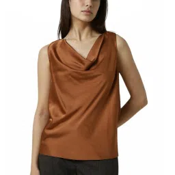 Van Heusen Brown Plain Top image 1
