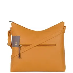 Baggit Chrome Yellow Solid Medium Sling Handbag-picture-18