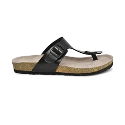 SCARPIA Men Black Sandals image 5