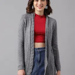 Latin Quarters Grey Knitted Shrug image 1