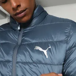 Puma NRP India Blue Slim Fit Quilted Jacket image 4