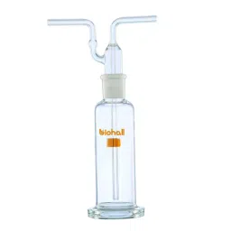 Biohall 250 ml Capacity Transparent Gas Washing Bottle with Head, BLS.1111.01 (Pack of 2)-picture-19