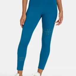 Zelocity by Zivame Blue Rapid Dry Tights-picture-33