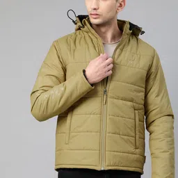 Wildcraft Men Olive Green Solid Padded Jacket-picture-40