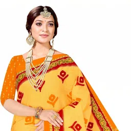 Sarita Sarees Ethnic Motifs Pure Cotton Ikat Saree image 2