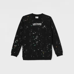 Fame Forever by Lifestyle Boys Black Cotton Polyblend Printed Sweatshirt-picture-13