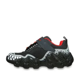 Skechers Boys SKECH-O-SAURUS LIGHTS-DINO-TR Charcoal Red Casual Shoes image 3
