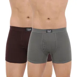 Dollar Bigboss Assorted Color Cotton Trunks (Pack Of 2) image 1