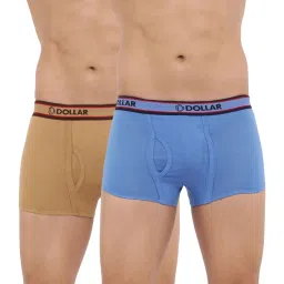 Dollar Bigboss Assorted Color Cotton Trunks (Pack Of 2) image 1