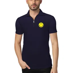 BEYOU FASHION Men Printed Polo Collar T-shirt-image-33