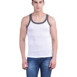Dollar Bigboss Assorted Color Cotton Regular Fit Gym Vests (Pack Of 3) image 2