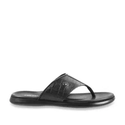 Metro Men's Black Thong Sandals-picture-24