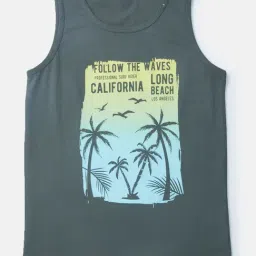 Palm Tree Kids Grey Printed Vest-picture-36