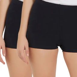 Soie Black Cycling Shorts - Pack of 2-picture-11