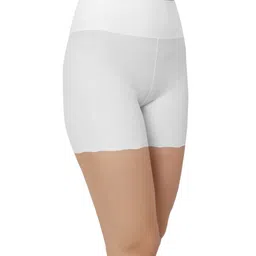 Bella Voste Pack Of 2 Boyshorts Briefs PT-1627-White-White-M image 2