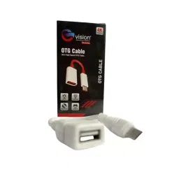 Gvision Type-C OTG Cable for Mobile, Tablets White image 2