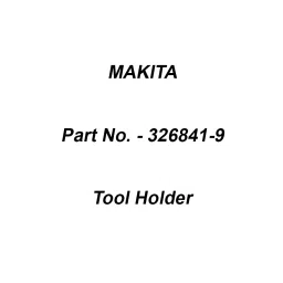 Makita Tool Holder Suitable For HR166D, Part No 326841-9-picture-37