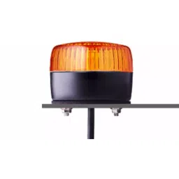 AUER Signal PFL Series Amber Multi Strobe Beacon 24 V AC/DC Base Mount LED Bulb IP67 IP69, PFL-picture-16