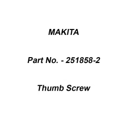 Makita Thumb Screw Size M6x15 mm Suitable For 5007NB, Part No 251858-2-picture-24