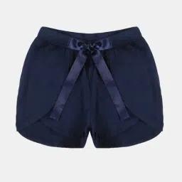 Kiddopanti Kids Navy Solid Shorts-image-26