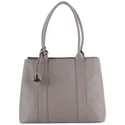 Toteteca Beige Solid Medium Tote Handbag-picture-15